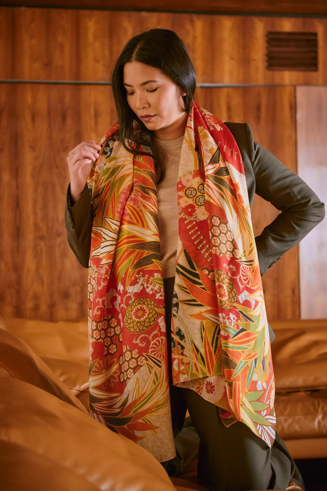 OHS Fans Scarlet Scarf