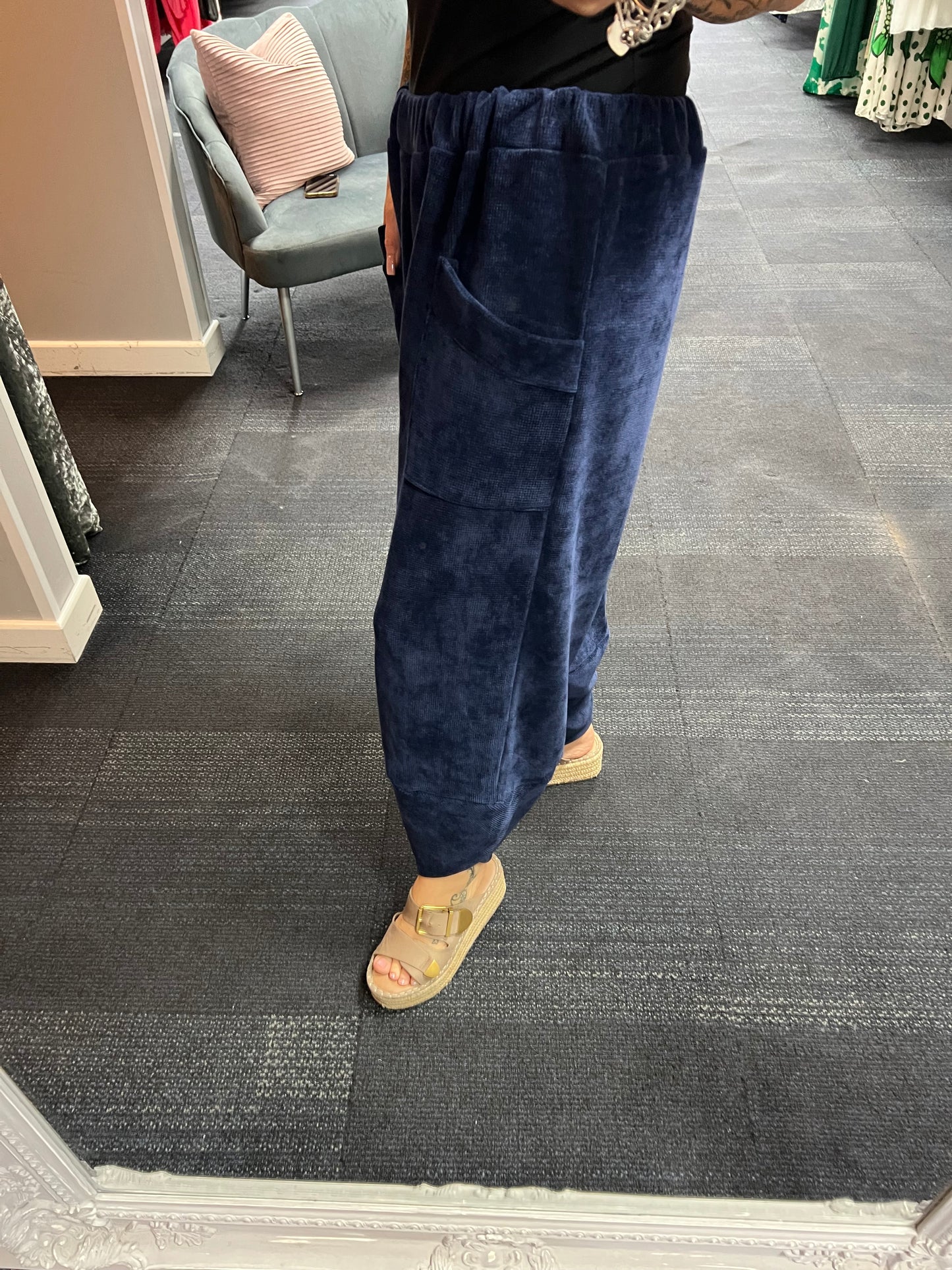 Baggy Chenille Trousers