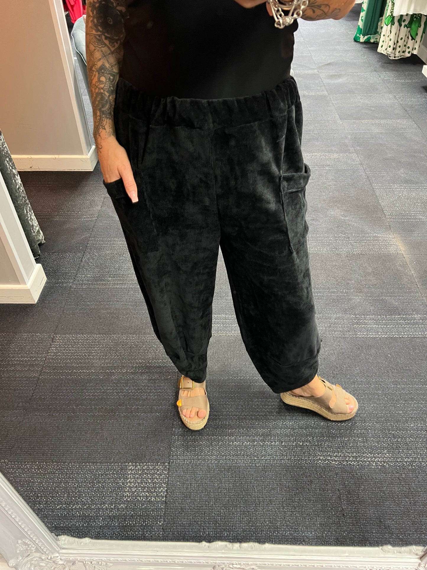 Baggy Chenille Trousers