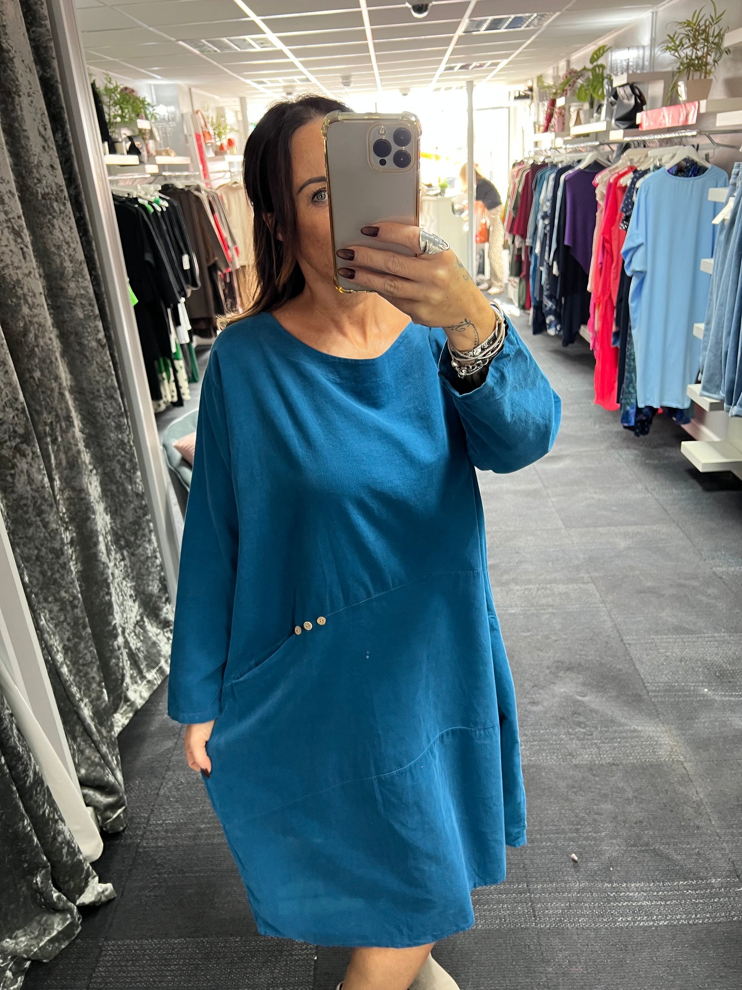 Needlecord Pocket Dress