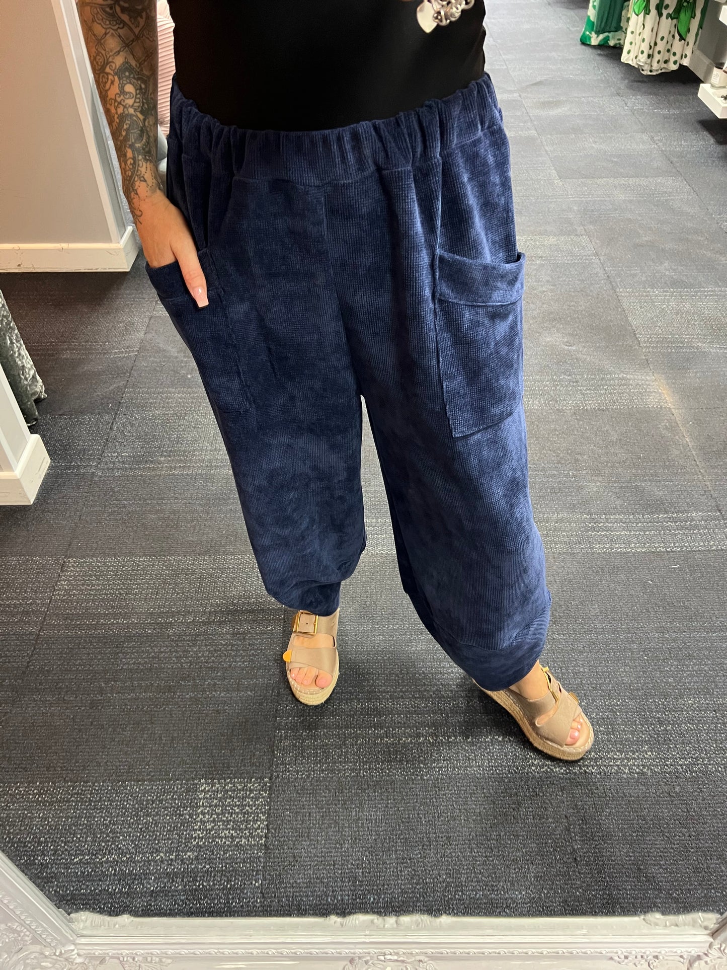 Baggy Chenille Trousers