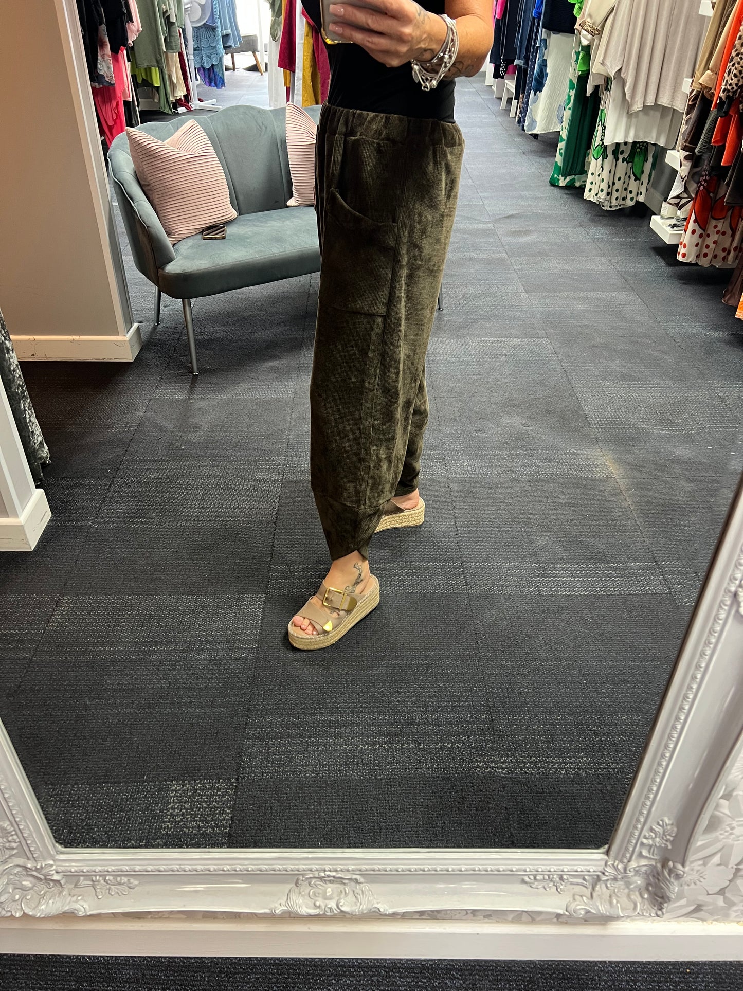 Baggy Chenille Trousers