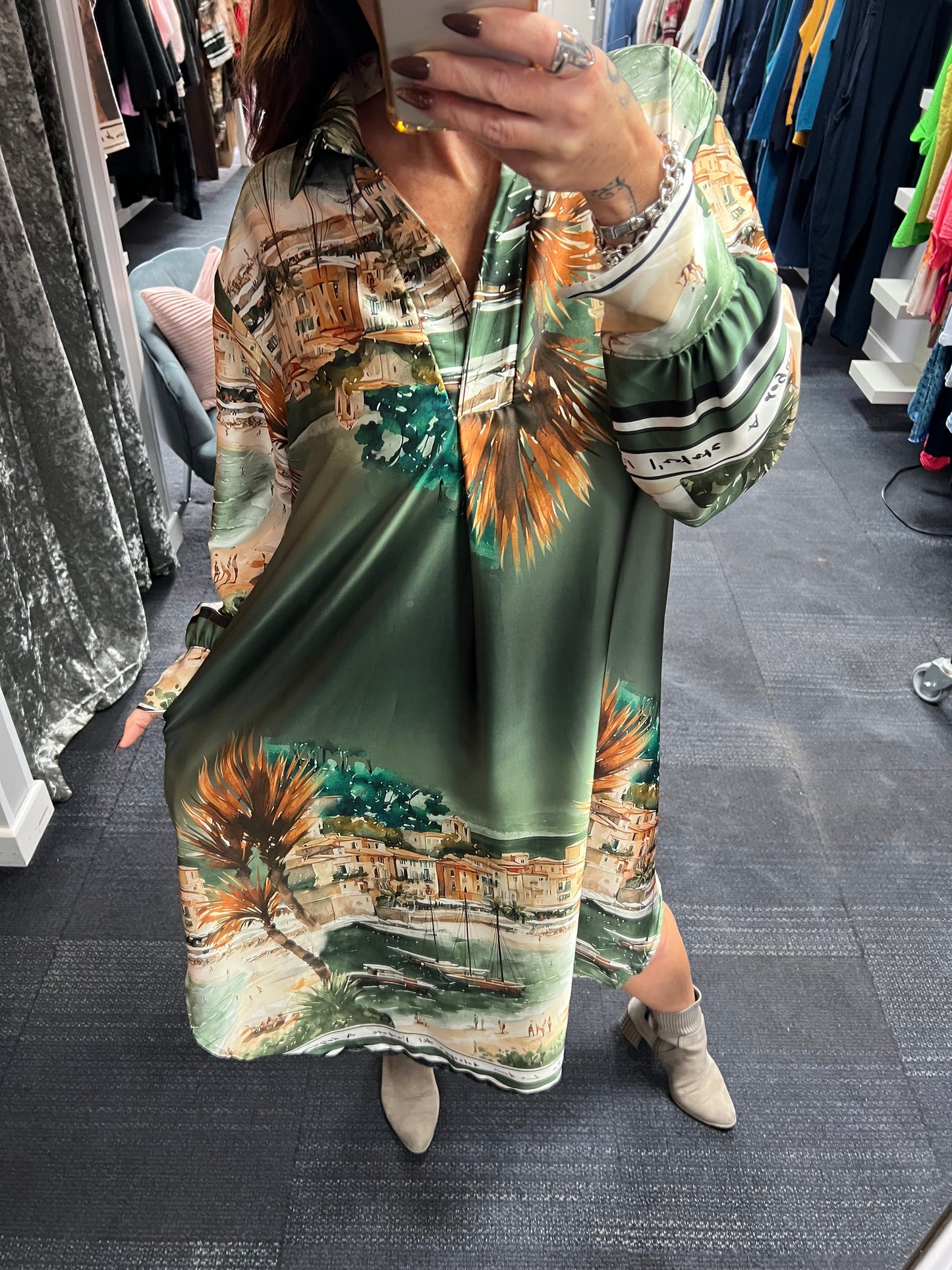 City Sleeved Dress