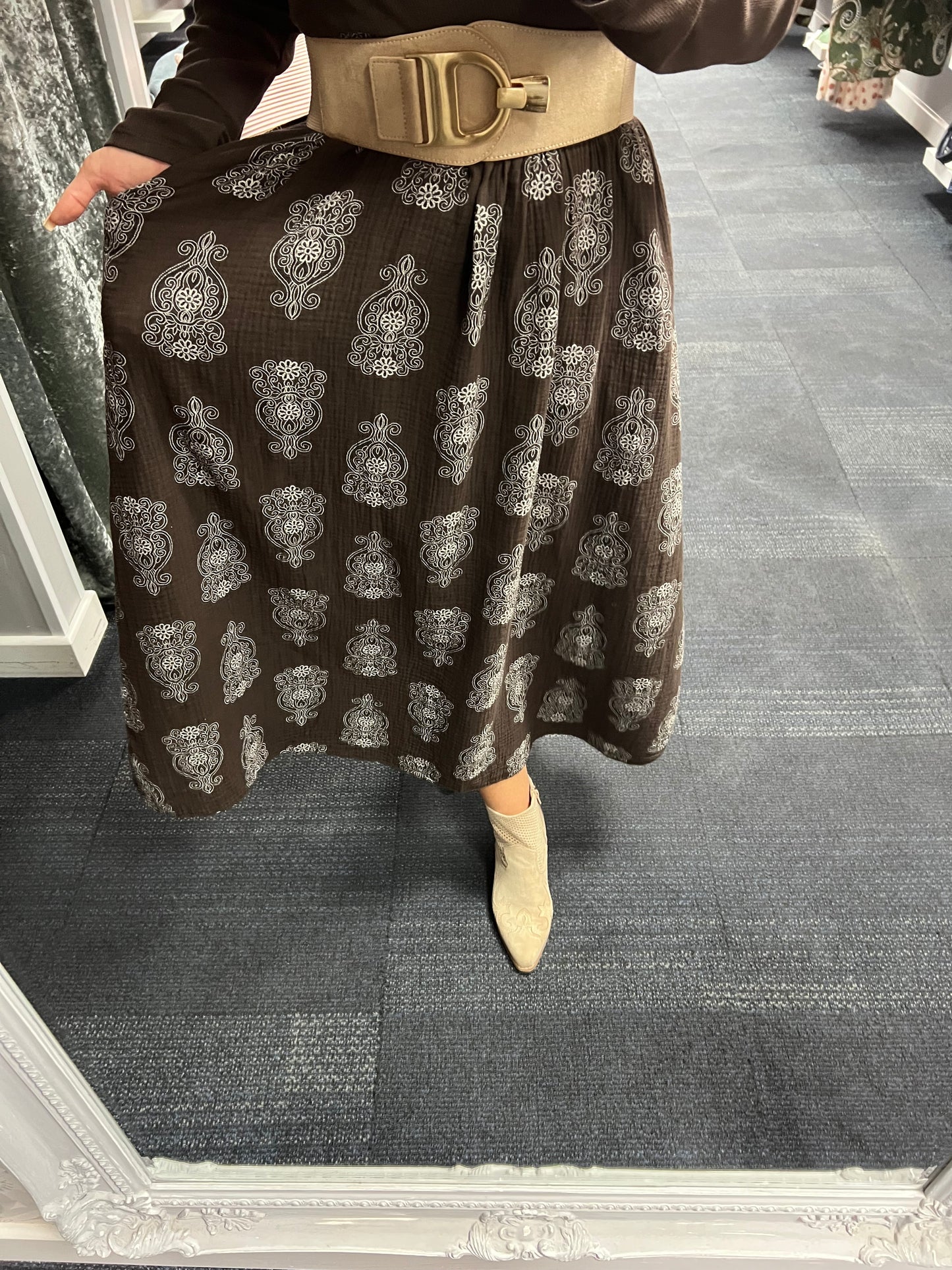 Boraque Print Half Dress